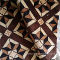 Weft Custom Printed African Polyester Fabric Velvet